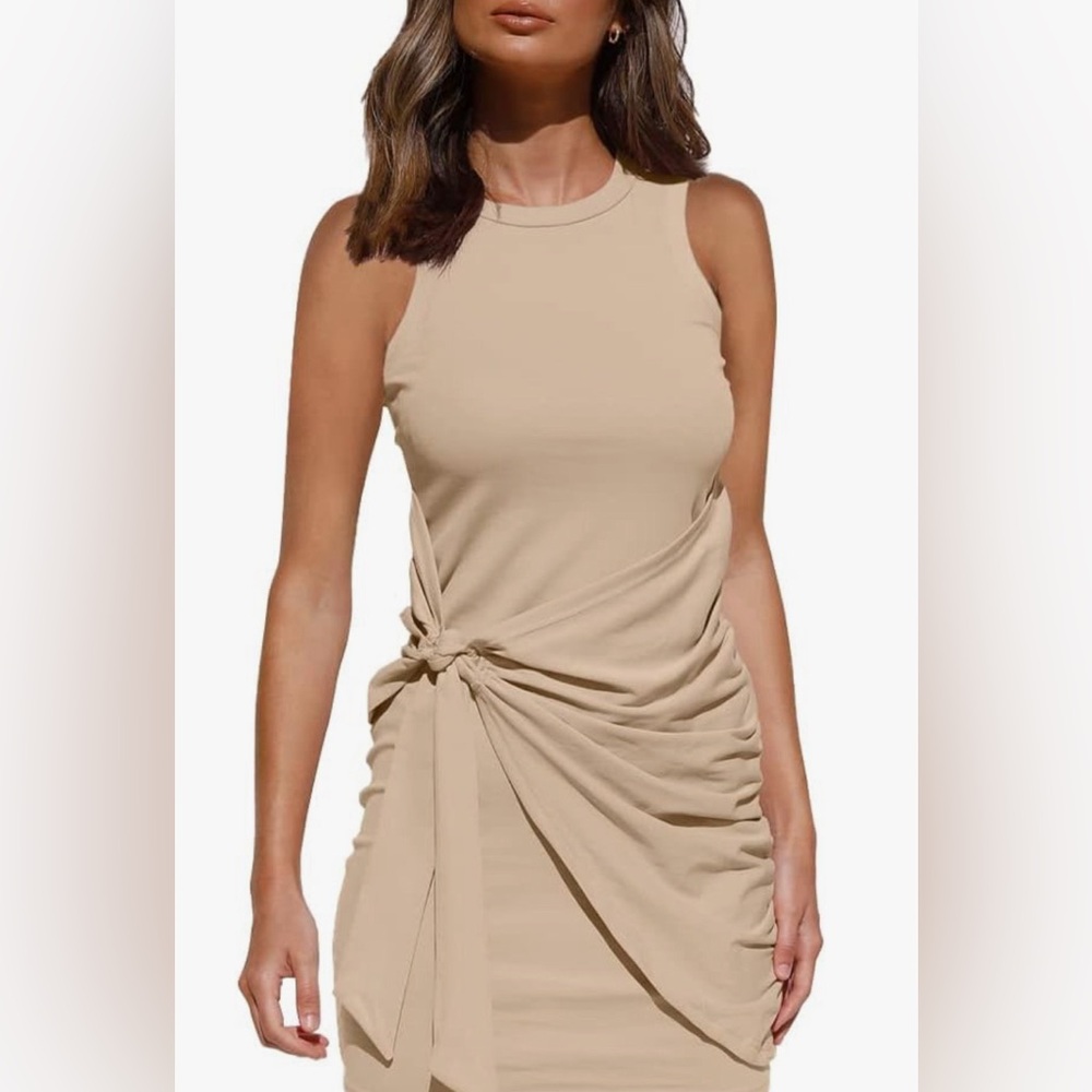 Sleeveless Tie Dress